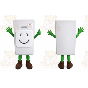 White Plug Character Mascot Costume