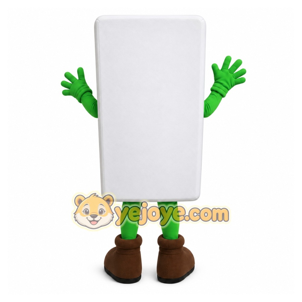 White Plug Character Mascot Costume White Plug Character Mascot Costume