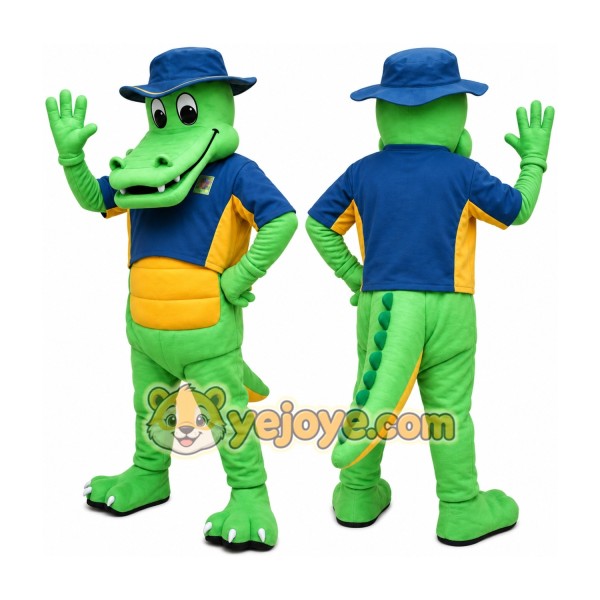 Green Crocodile Mascot Costume