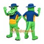 Green Crocodile Mascot Costume