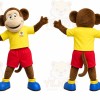 Yellow Monkey Mascot Costume