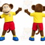 Yellow Monkey Mascot Costume