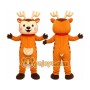 Orange Reindeer Mascot Costume