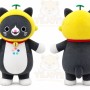 Black Yellow Cat Mascot Costume