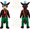 Brown Wolf Mascot Costume