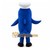 Blue Fish Chef Mascot Costume Blue Fish Chef Mascot Costume