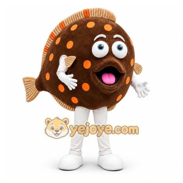 Chocolate Cookie Mascot Costume Chocolate Cookie Mascot Costume