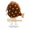 Chocolate Cookie Mascot Costume Chocolate Cookie Mascot Costume