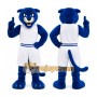 Blue Sports Panther Mascot Costume