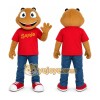 Brown Frog Mascot Costume Brown Frog Mascot Costume