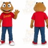 Brown Frog Mascot Costume