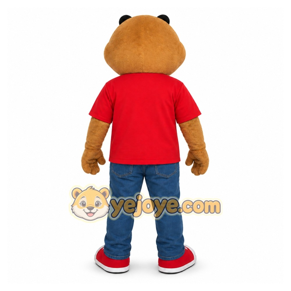 Brown Frog Mascot Costume Brown Frog Mascot Costume