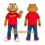 Brown Frog Mascot Costume