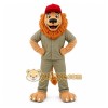 Worker Lion Mascot Costume