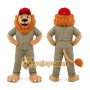 Worker Lion Mascot Costume