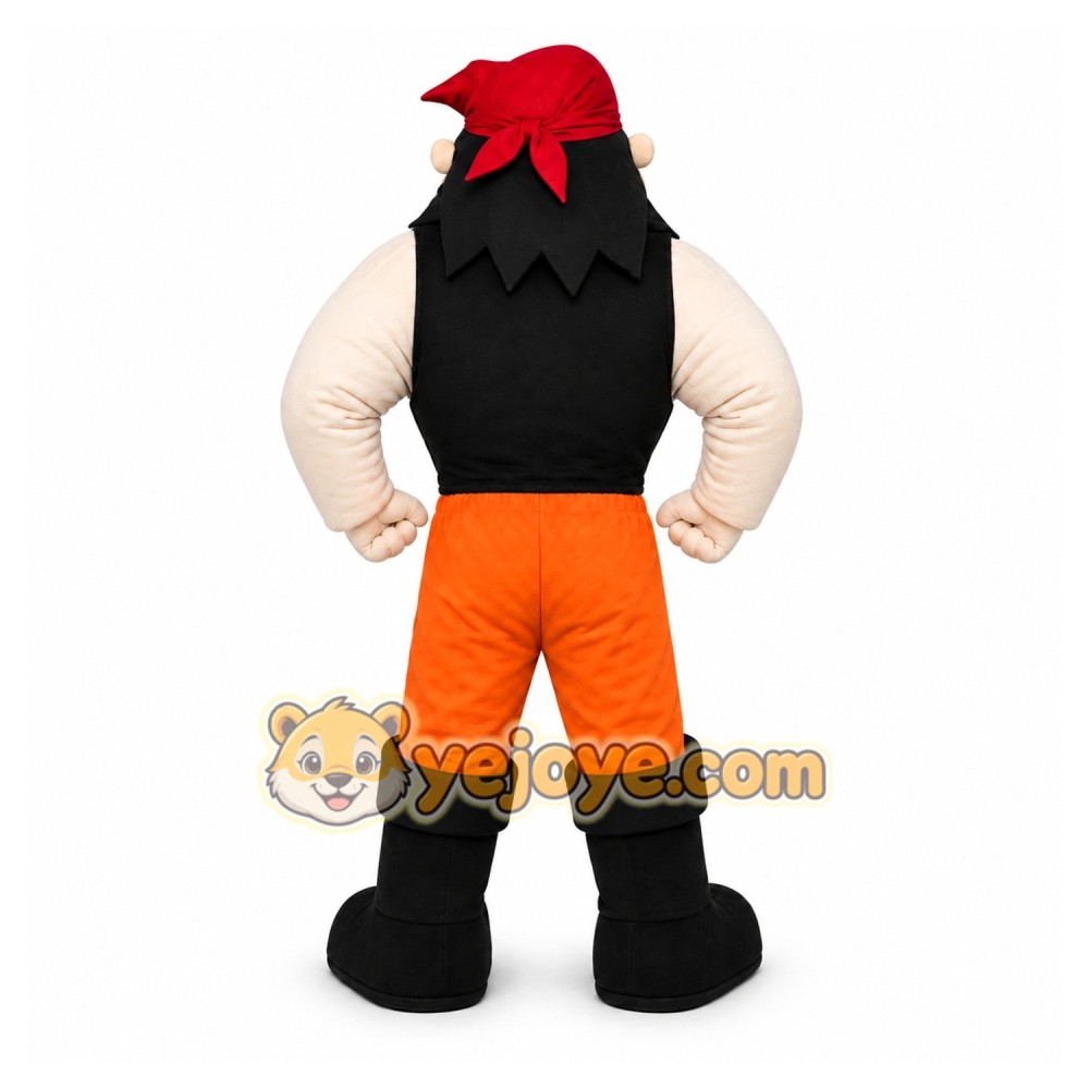 Muscle Man Mascot Costume Muscle Man Mascot Costume