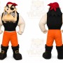 Muscle Man Mascot Costume