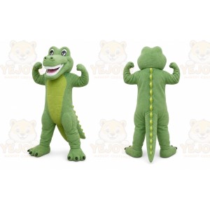 Green Alligator Mascot Costume