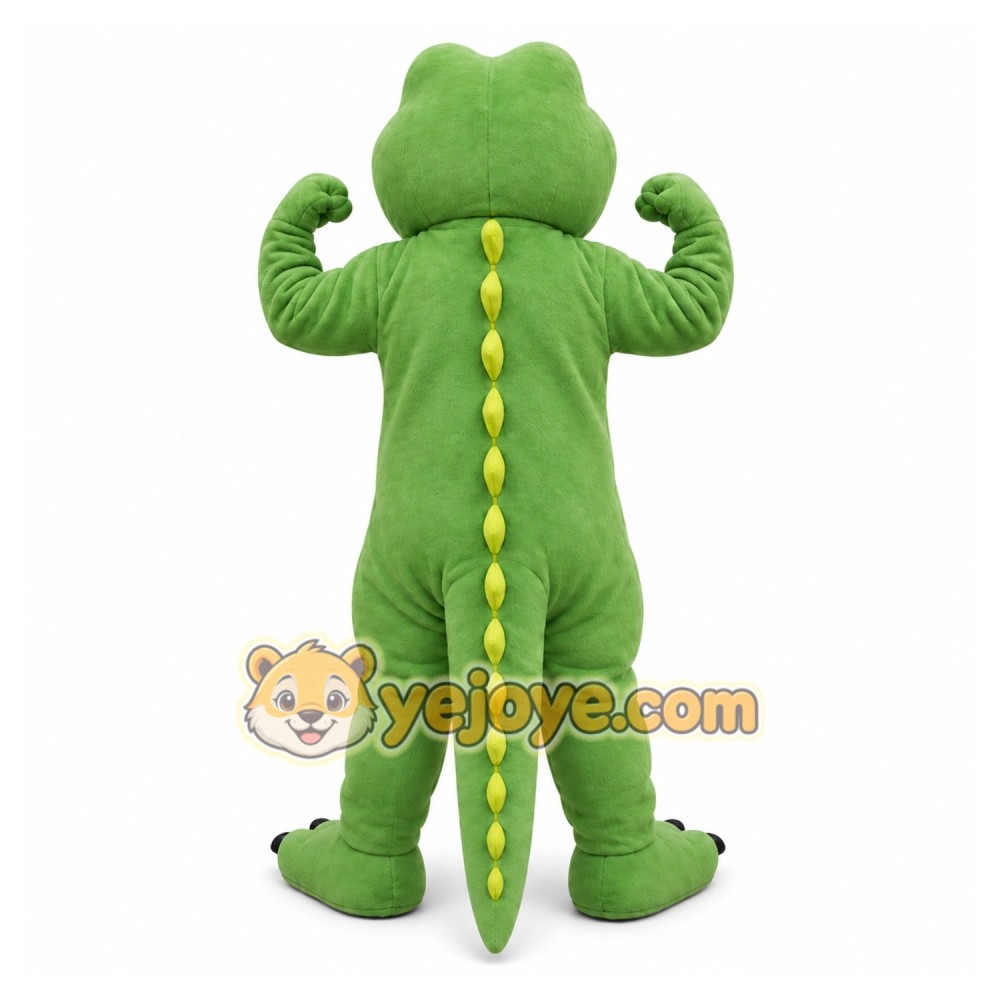 Green Alligator Mascot Costume Green Alligator Mascot Costume