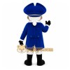 Blue Soldier Mascot Costume Blue Soldier Mascot Costume