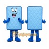 Blue Mattress Mascot Costume Blue Mattress Mascot Costume