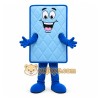 Blue Mattress Mascot Costume Blue Mattress Mascot Costume
