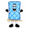 Blue Mattress Mascot Costume Blue Mattress Mascot Costume