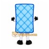 Blue Mattress Mascot Costume Blue Mattress Mascot Costume