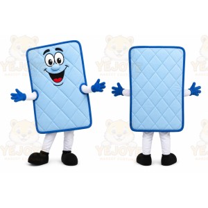 Blue Mattress Mascot Costume