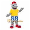 Sport Hippo Mascot Costume Sport Hippo Mascot Costume