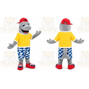 Sport Shark Mascot Costume