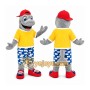 Sport Hippo Mascot Costume