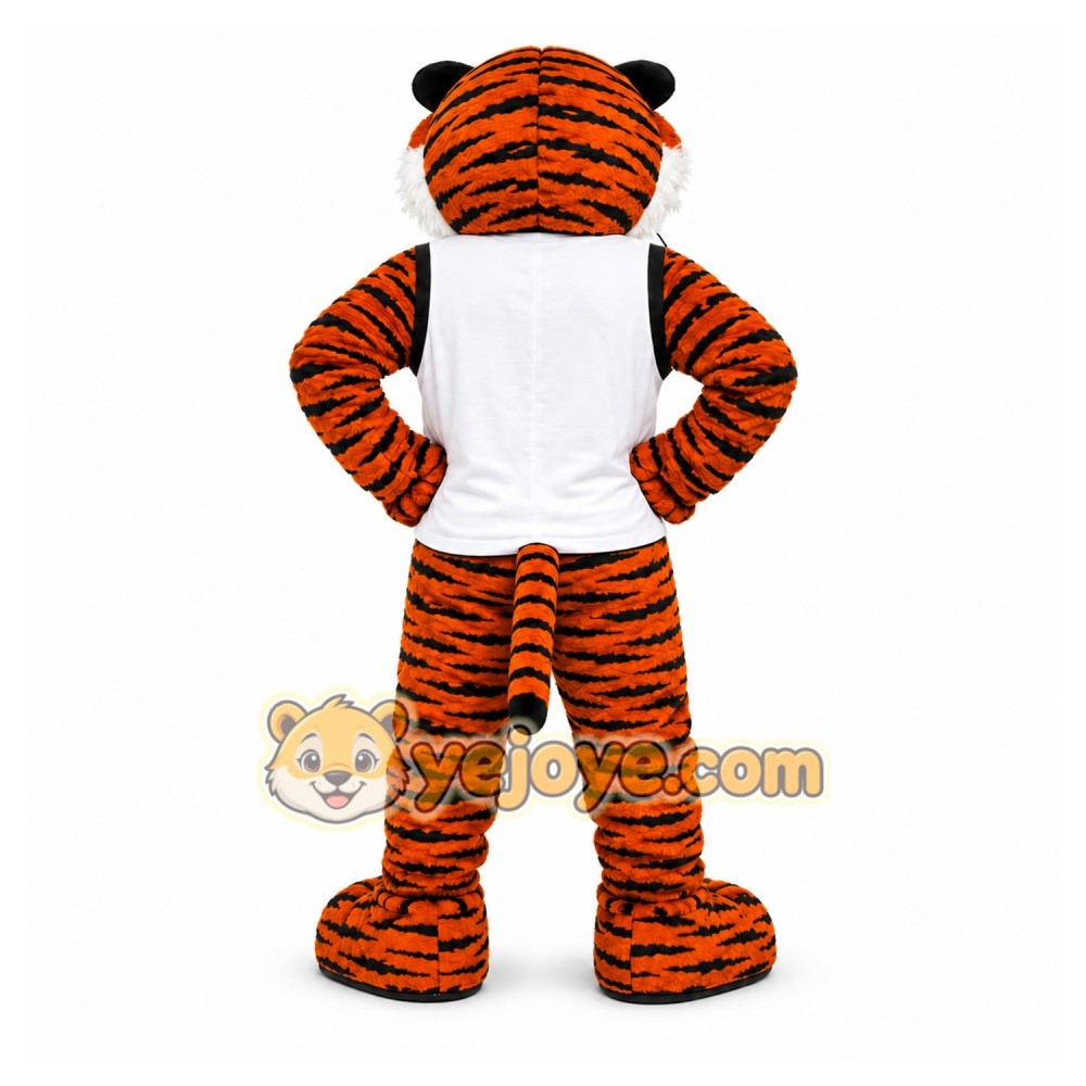 Orange Tiger Mascot Costume Orange Tiger Mascot Costume