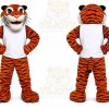 Orange Tiger Mascot Costume