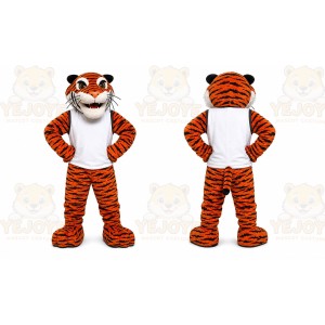 Orange Tiger Mascot Costume