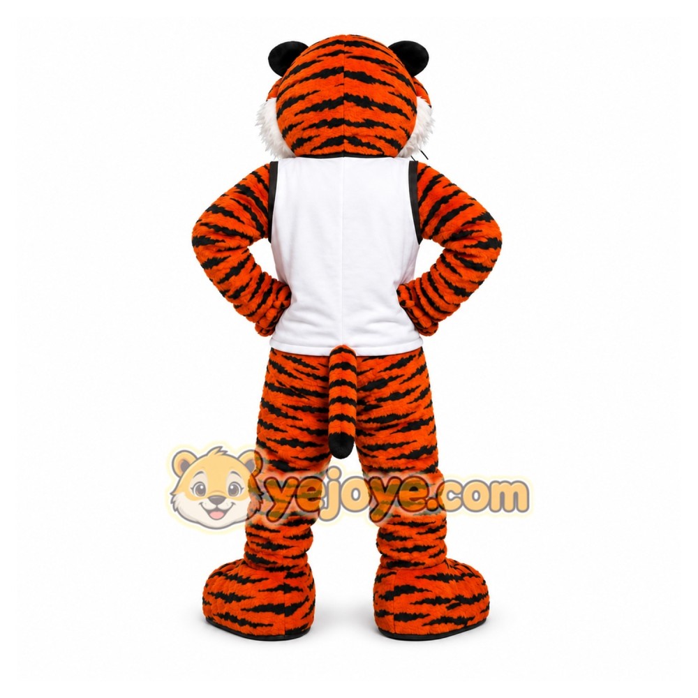 Orange Tiger Mascot Costume Orange Tiger Mascot Costume