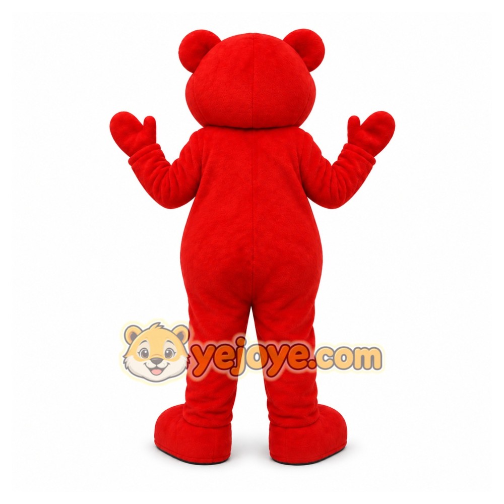 Red Bear Mascot Costume Red Bear Mascot Costume