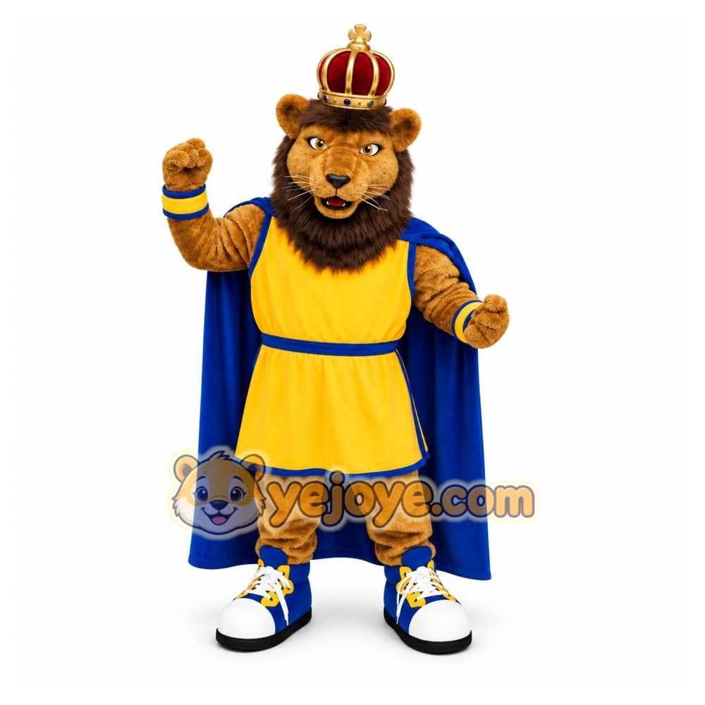Royal Lion Mascot Costume Royal Lion Mascot Costume