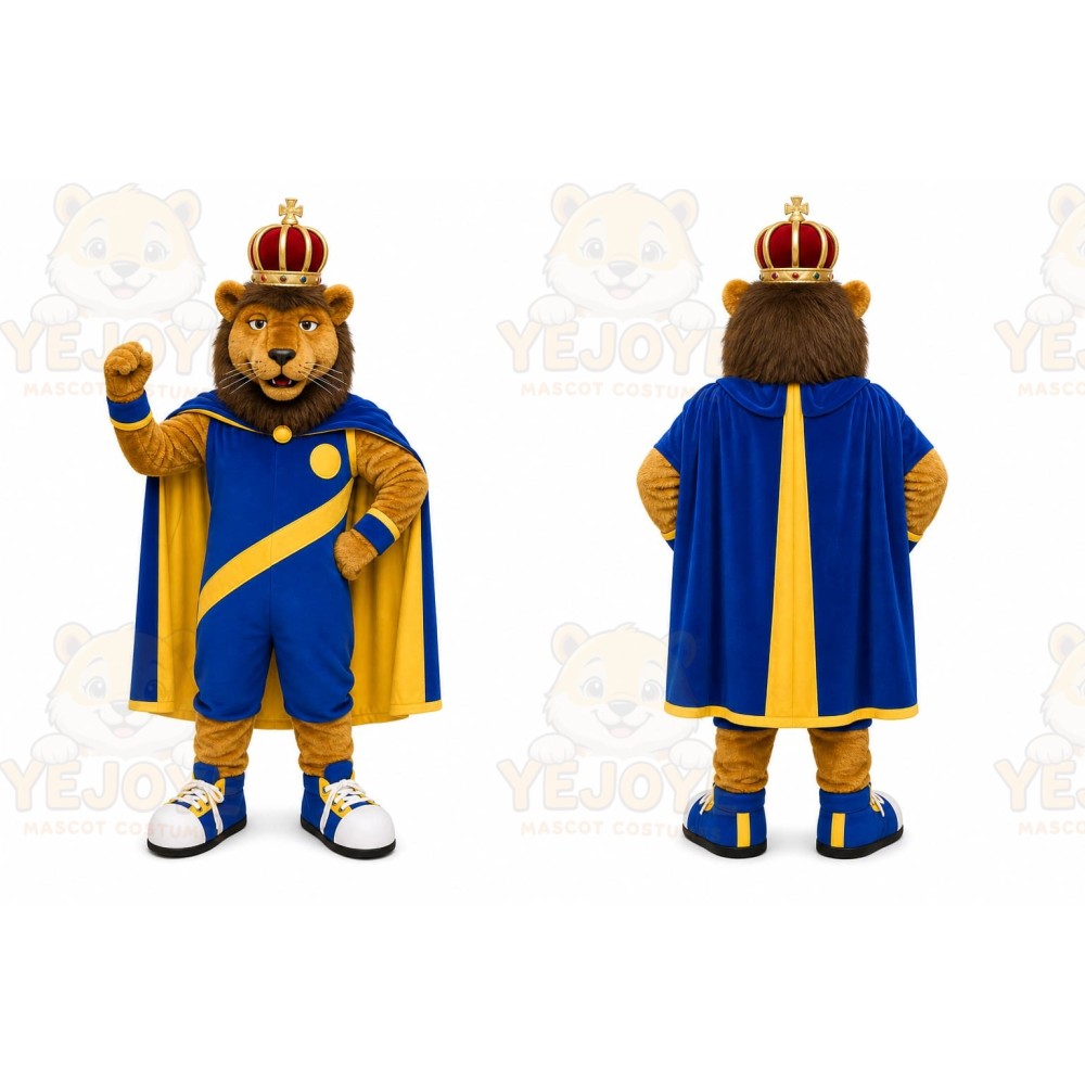 Royal Lion Mascot Costume