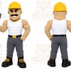 Construction Worker Mascot Costume
