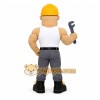 Construction Worker Mascot Costume