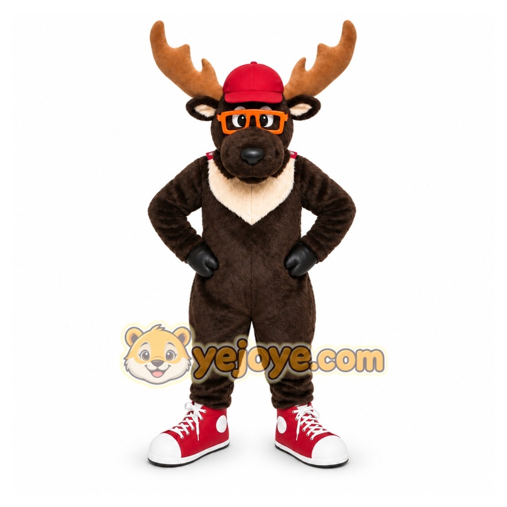 Sport Reindeer Mascot Costume