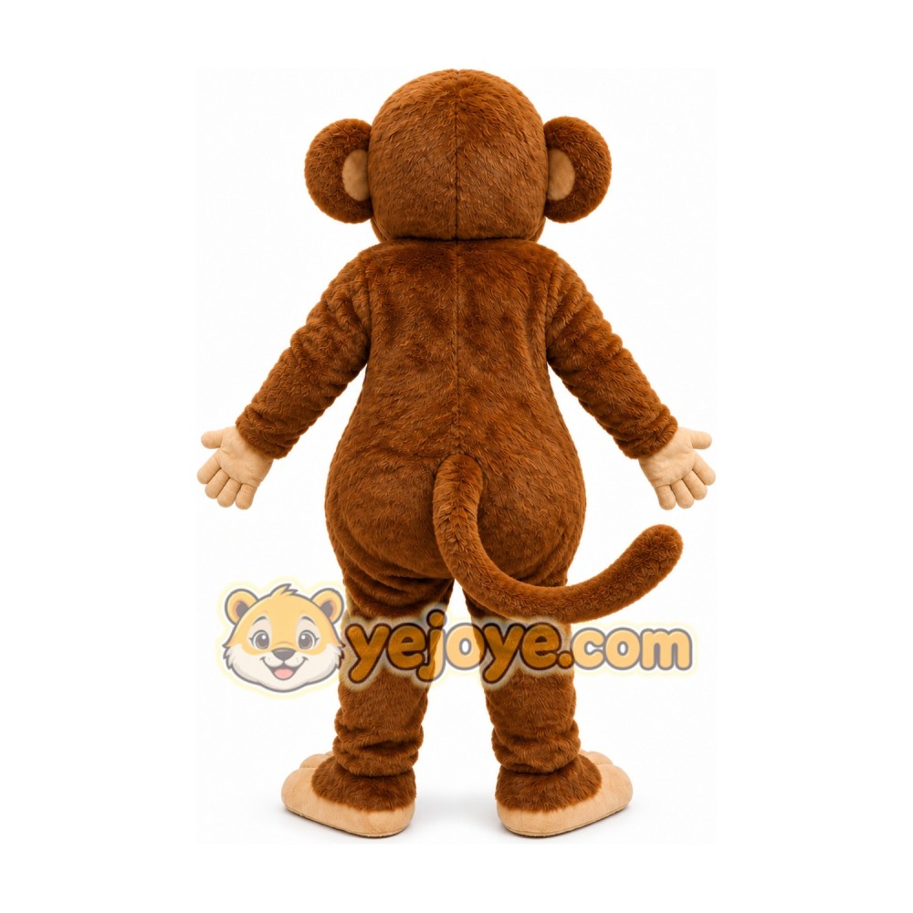 Brown Monkey Mascot Costume Brown Monkey Mascot Costume