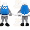 Blue Airplane Mascot Costume