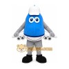 Blue Airplane Mascot Costume Blue Airplane Mascot Costume