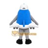 Blue Airplane Mascot Costume Blue Airplane Mascot Costume