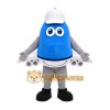Blue Airplane Mascot Costume Blue Airplane Mascot Costume