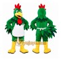 Green Rooster Mascot Costume