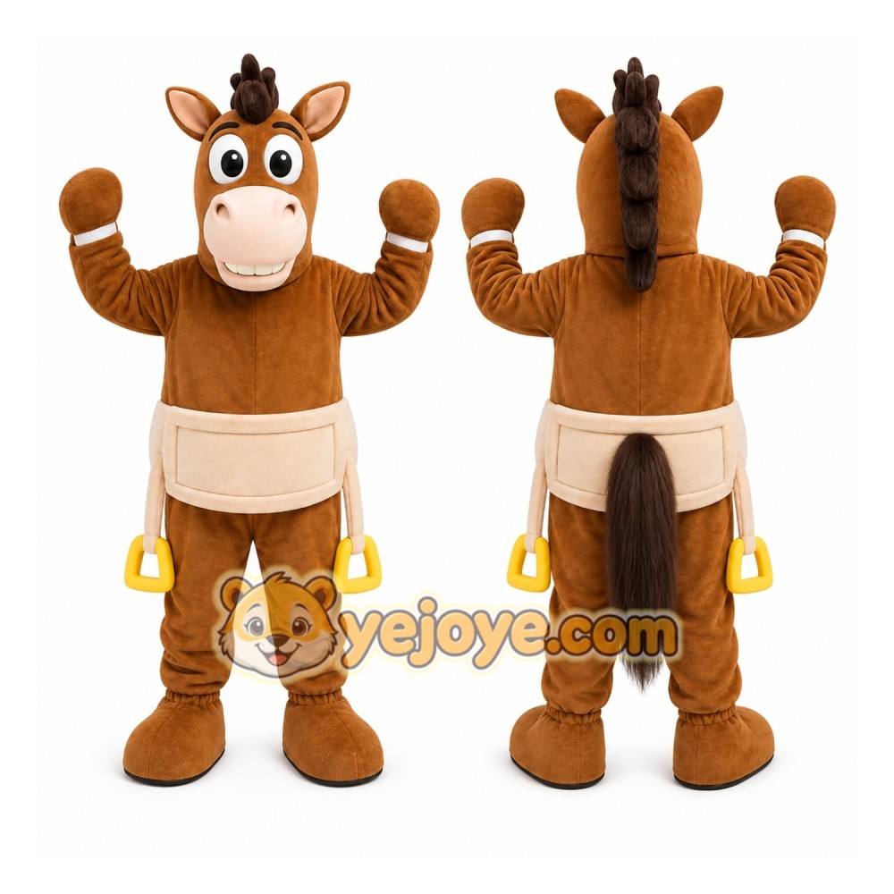 Brown Horse Mascot Costume