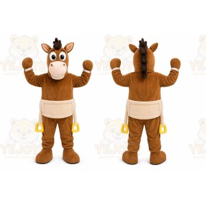 Brown Horse Mascot Costume